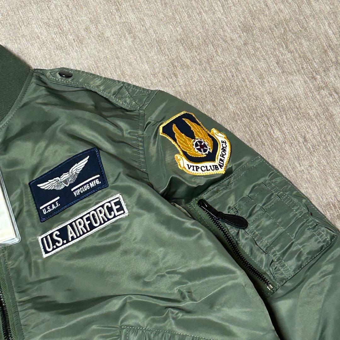 未使用　タグ付き　karaku VIP CLUB フライトジャケット　M-L