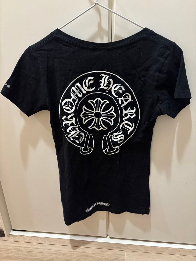 Chrome Hearts VネックTシャツ 黒