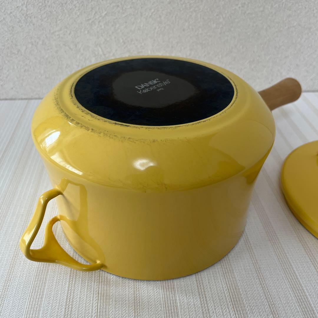 DANSK ダンスク鍋　木製片手ハンドル