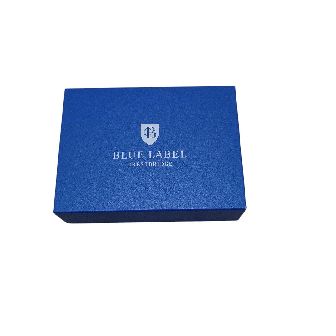 美品♪BLUE LABEL クレストブリッジチェック 柄 L字 財布