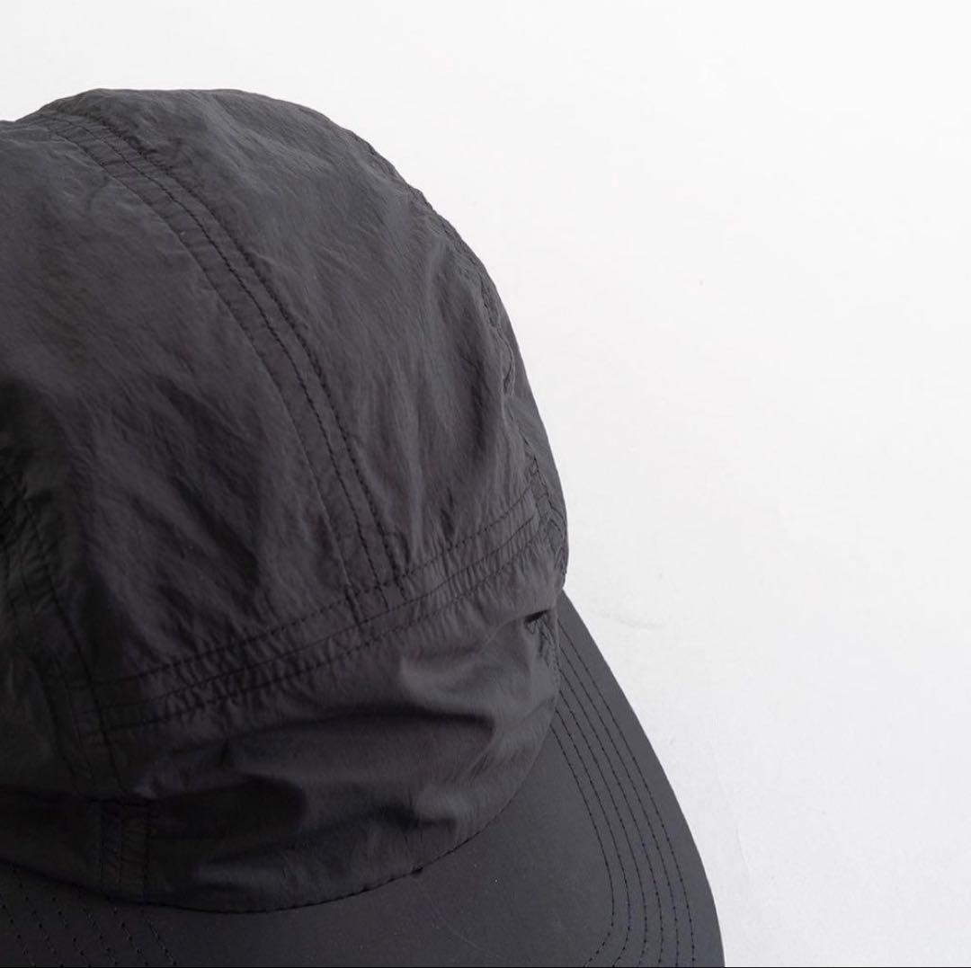 23ssKIJIMA TAKAYUKI BLACKナイロンキャップ日本製