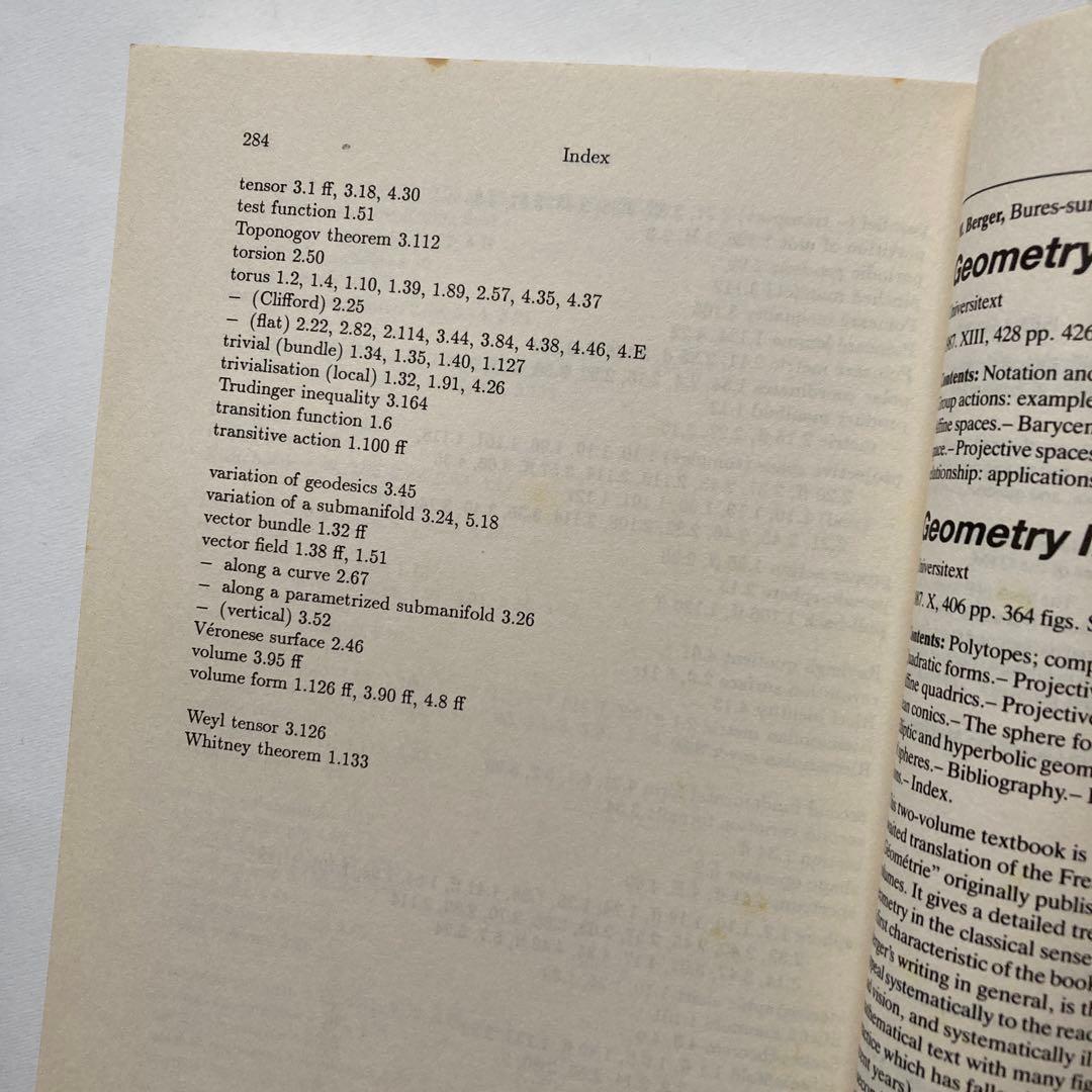 語学・辞書・学習参考書 Riemannian Geometry : 2nd Edition