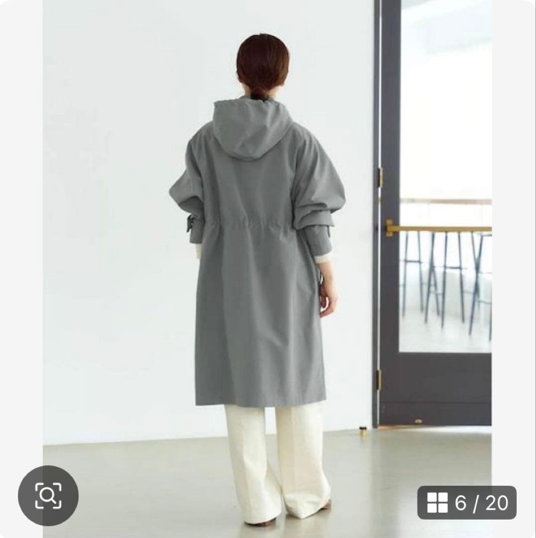 VACHEMENT IENA別注 リサイクルシェルタフタフードコート グレー