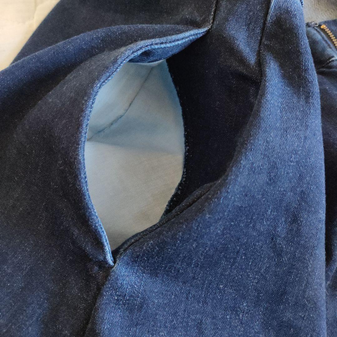 23区DENIM ストレッチ デニムスカート　大きなサイズ48