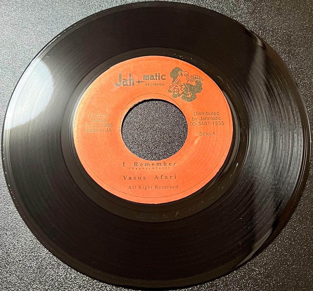 【7inch/JAM盤】Yasus Afari / I Remember