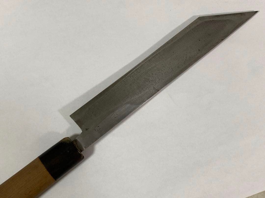 正千代 純日本鋼 正本系 鰻裂包丁 22cm