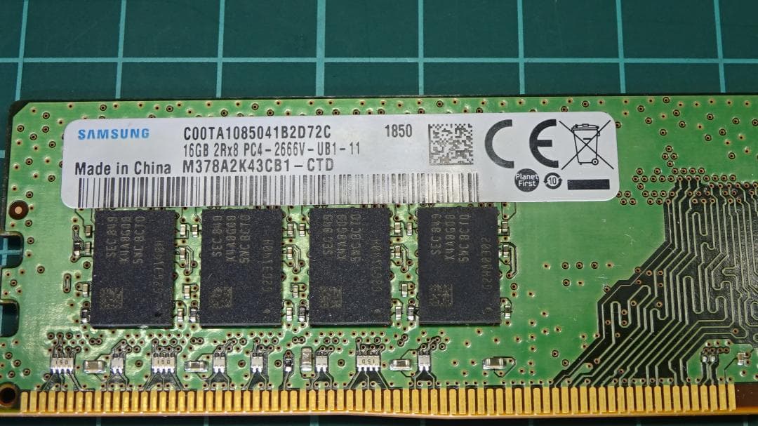 SAMSUNG DDR4-2666 16GB×2枚（32GB）