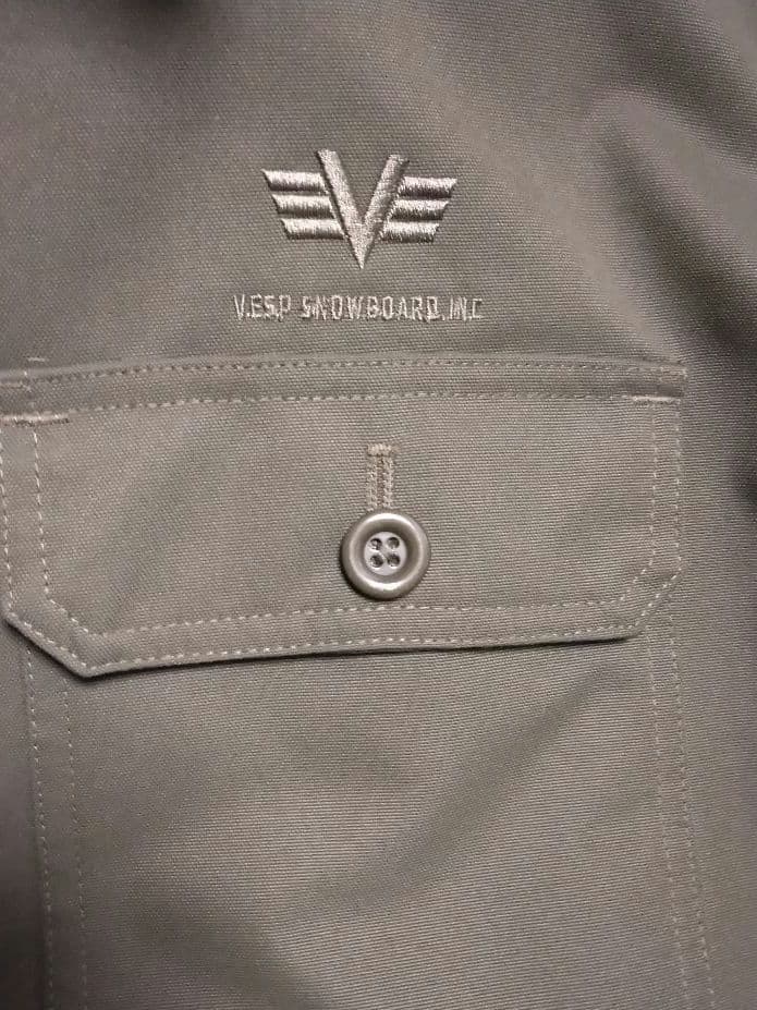 [値下]VESP ウェア　カーキ　ジャケット　スノーボード　2XL