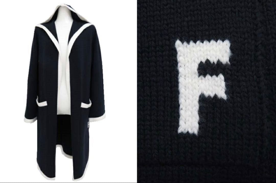FOXEY エンジェルヘアコットン ロングカーディガン コート 定価10万円程
