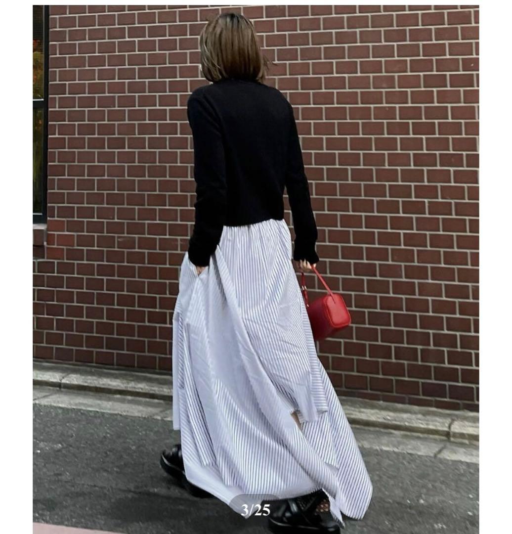 スカート ok.soon irregular hem long skirt