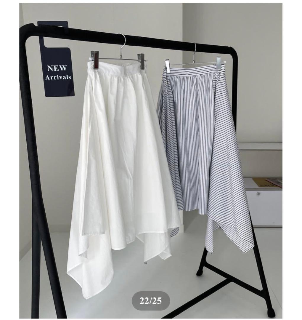 スカート ok.soon irregular hem long skirt