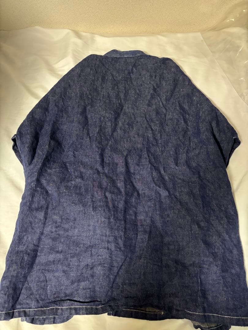 【orslow】 TAKUMI Linen Denim リネンデニム半纏 作務衣