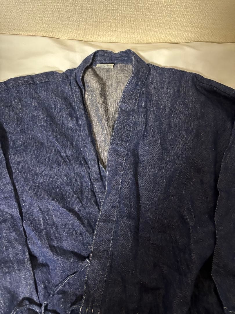 【orslow】 TAKUMI Linen Denim リネンデニム半纏 作務衣