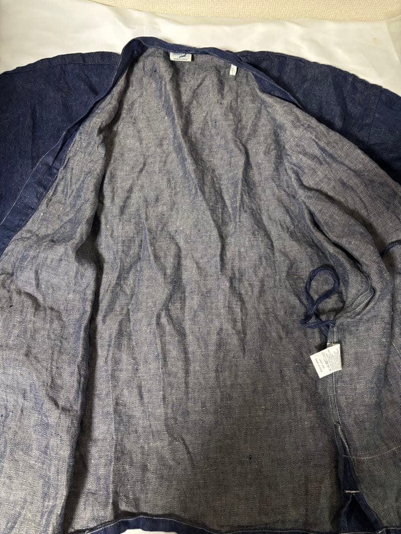 【orslow】 TAKUMI Linen Denim リネンデニム半纏 作務衣