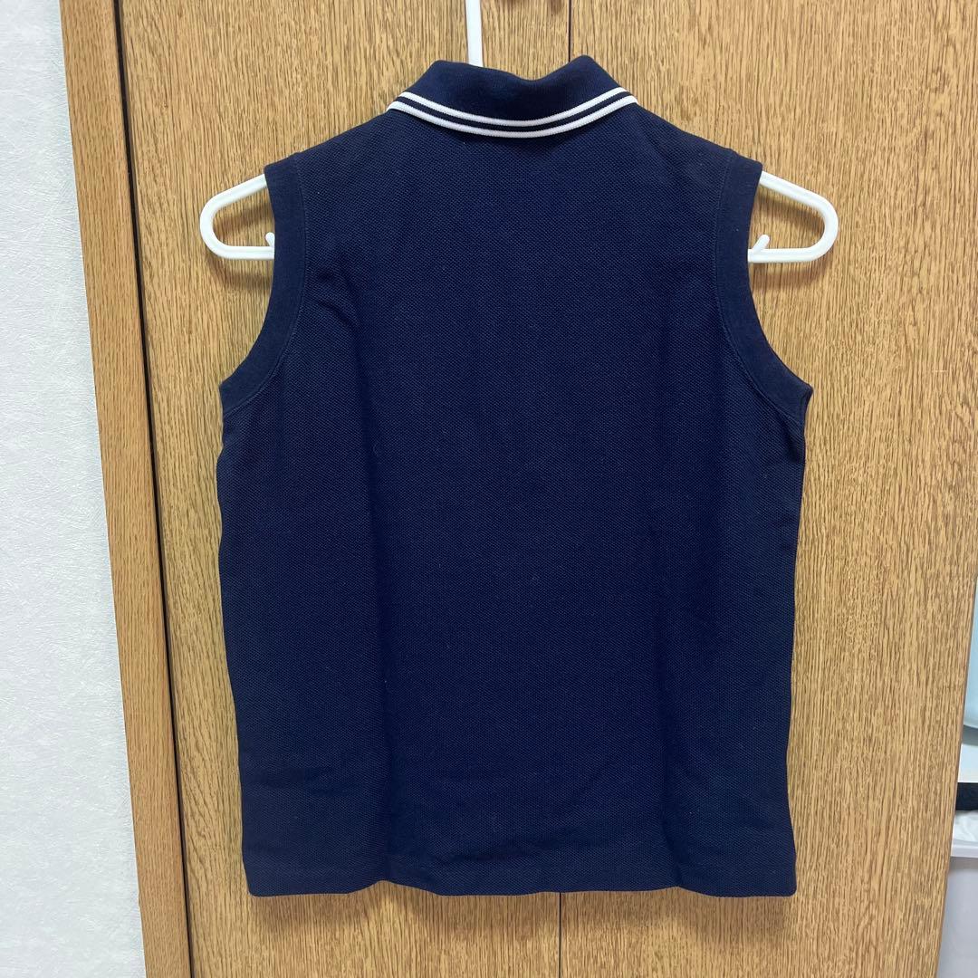 FRED PERRY ノースリーブポロシャツ ネイビー　ホワイト