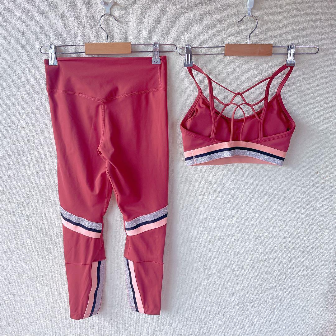 NIKE Dri-FIT レディース トレーニングウェア 上下セット M ピンク
