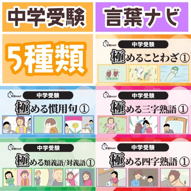 smile♡様 リクエスト 6点 まとめ商品　中学受験　暗記カード