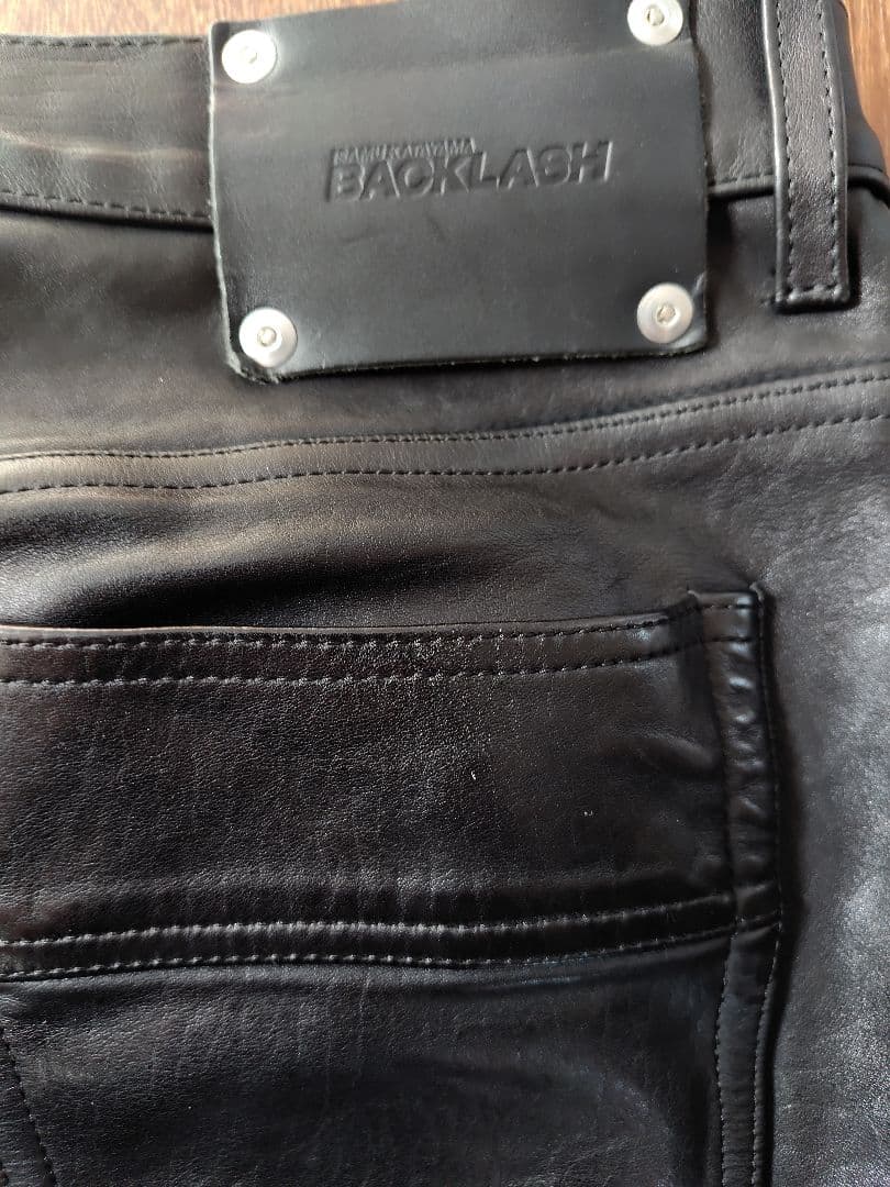 MARYAMレザー　backlash　レザーパンツ