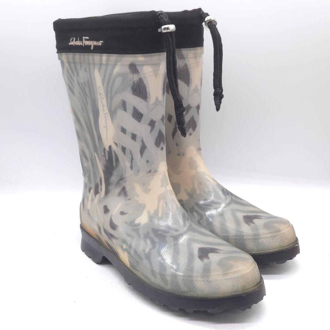 Salvatore Ferragamo サルヴァトーレフェラガモ レインブーツ