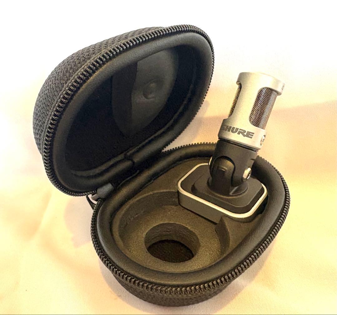 【極美品】SHURE MV88 ステレオコ￼ンデンサーマイク￼【非売品ポーチ付】