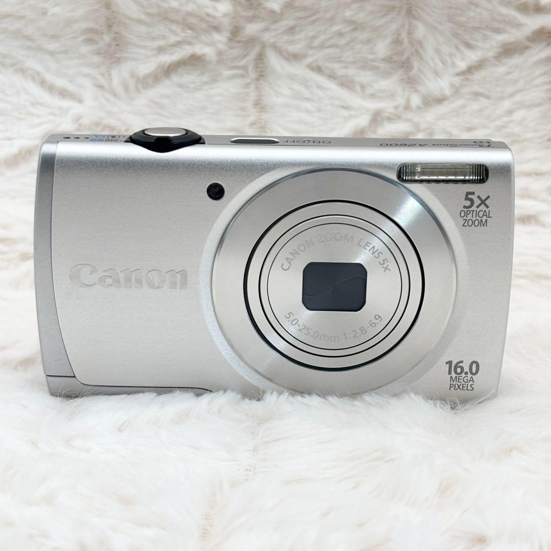 極美品・動作良好✨ Canon PowerShot A2600 シルバー