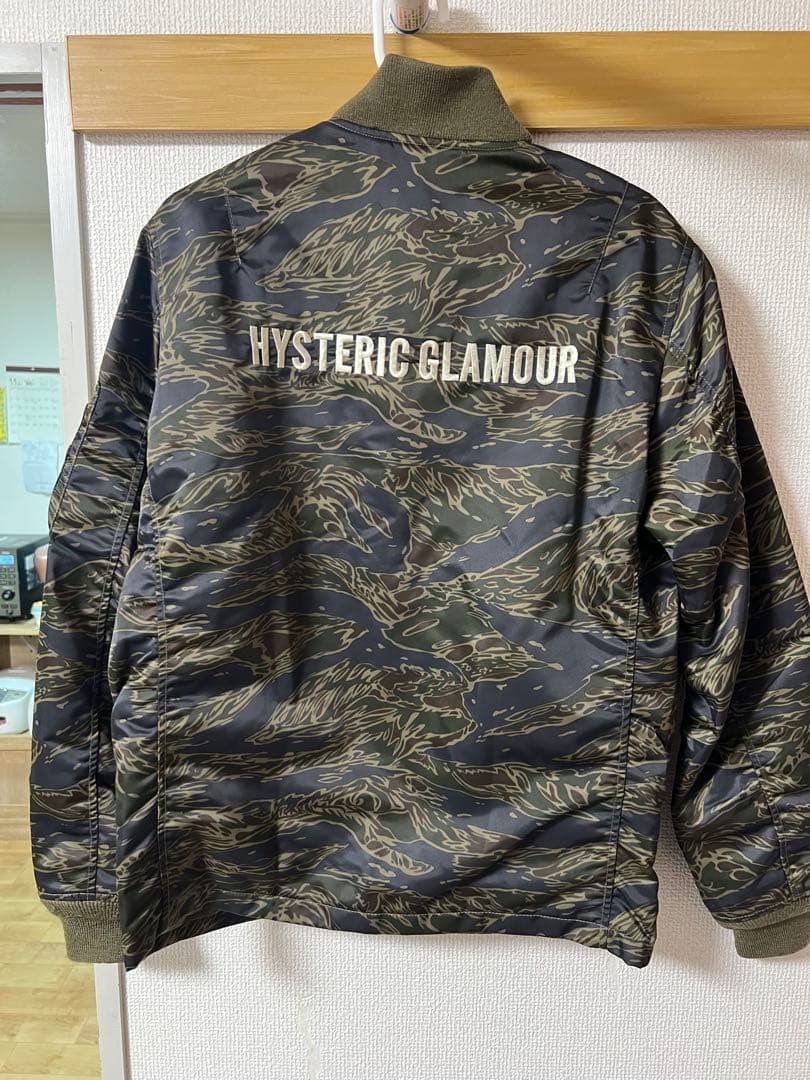 HYSTERIC GLAMOUR MA-1ジャケット 迷彩柄