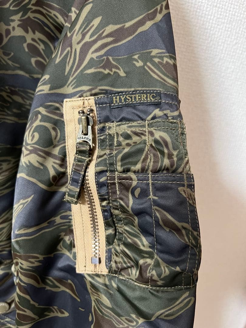 HYSTERIC GLAMOUR MA-1ジャケット 迷彩柄