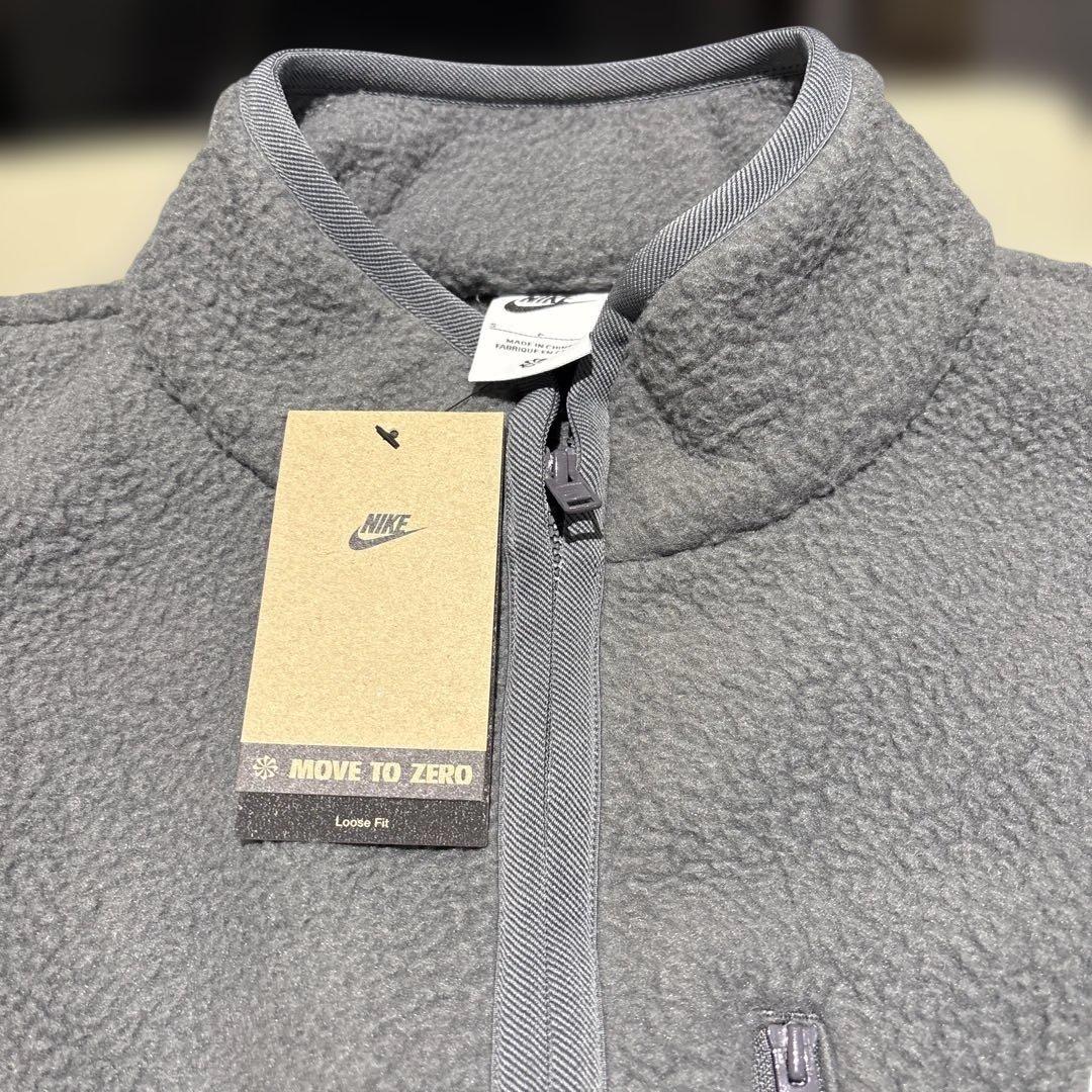 NIKE ボア フリース ベスト グレー 未使用