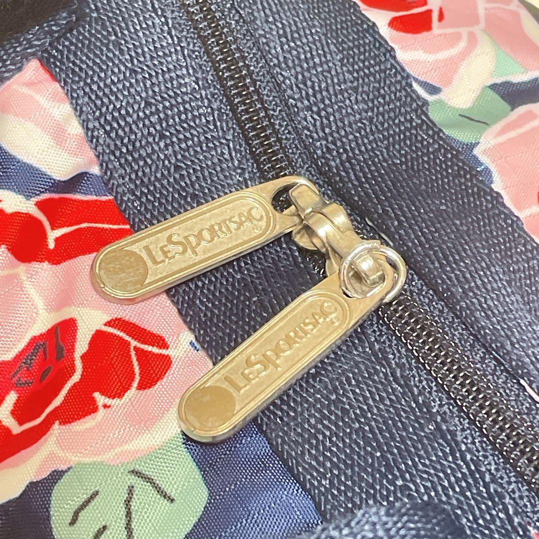 LeSportsac レスポートサック　ボストンバッグ　ナイロン　花柄　2way