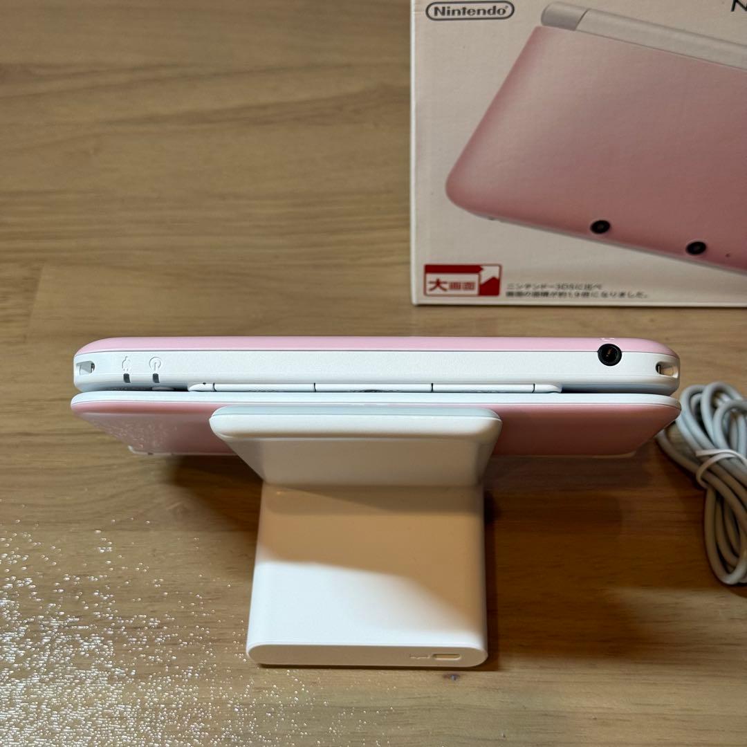 6-206【美品】ニンテンドー3DS LL ピンク×ホワイト 箱付き