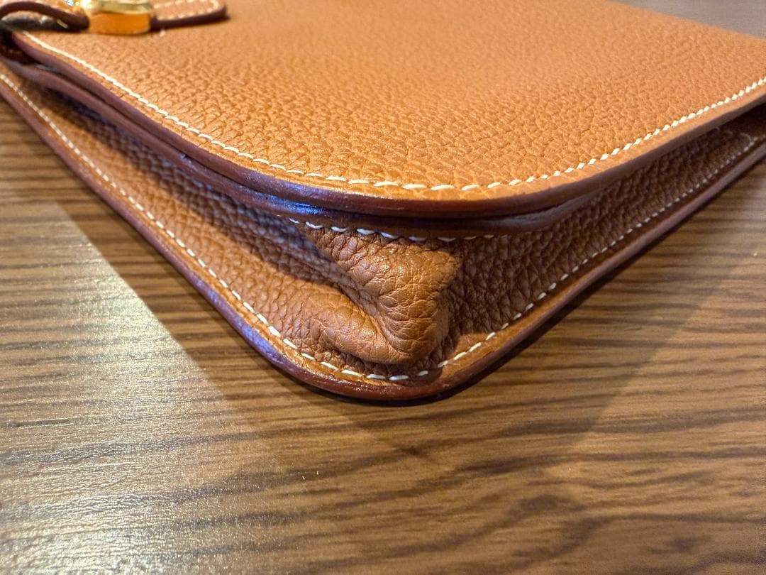 【HERMES エルメス】ドゴン ポッシュ　ウエストポーチ ゴールド金具