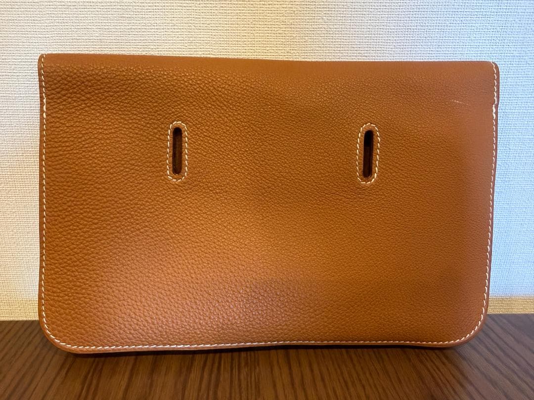 【HERMES エルメス】ドゴン ポッシュ　ウエストポーチ ゴールド金具