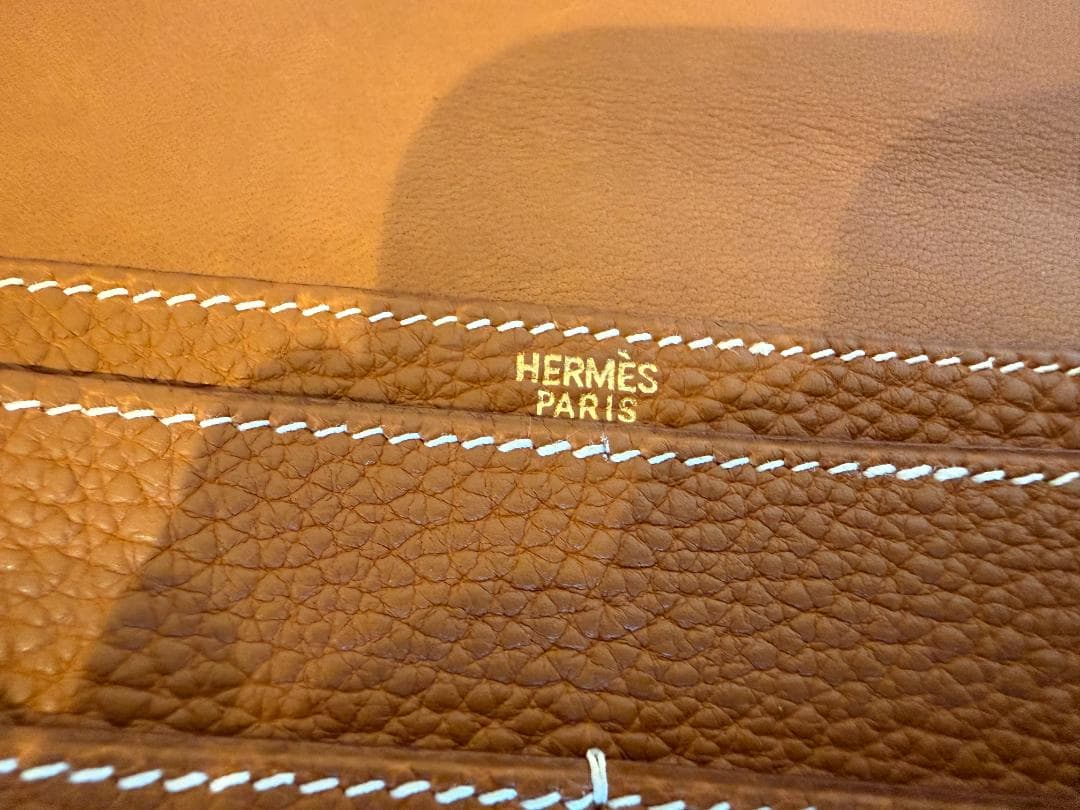 【HERMES エルメス】ドゴン ポッシュ　ウエストポーチ ゴールド金具
