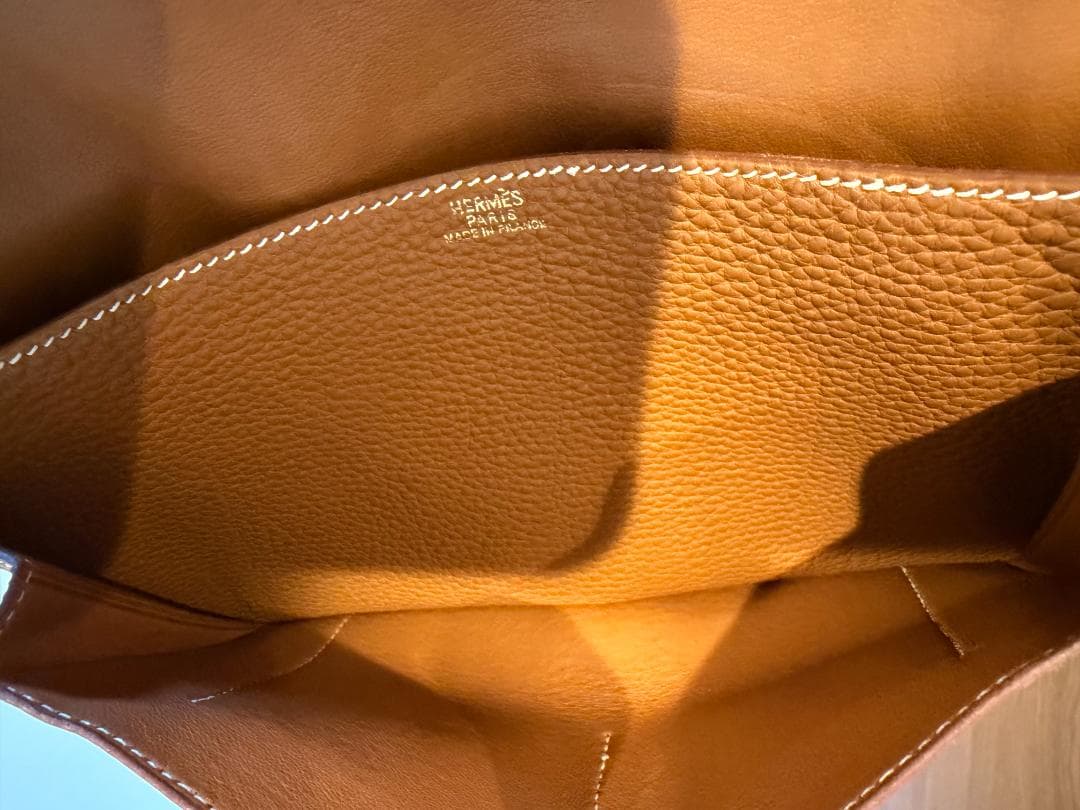 【HERMES エルメス】ドゴン ポッシュ　ウエストポーチ ゴールド金具