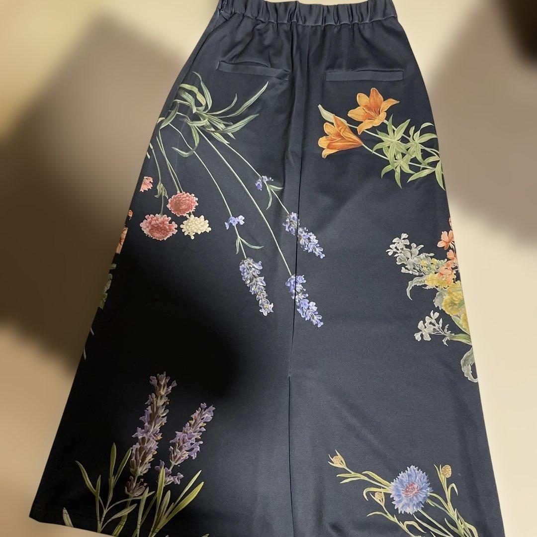 AMERI花柄ロングスカート