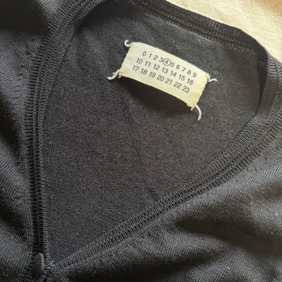 Martin Margiela マルタンマルジェラ　長袖カーディガン　ブラック