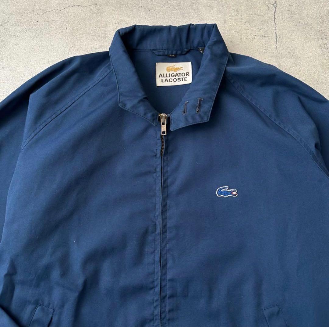 LACOSTE ラコステ スウィングトップ 短丈 ブルゾン 青