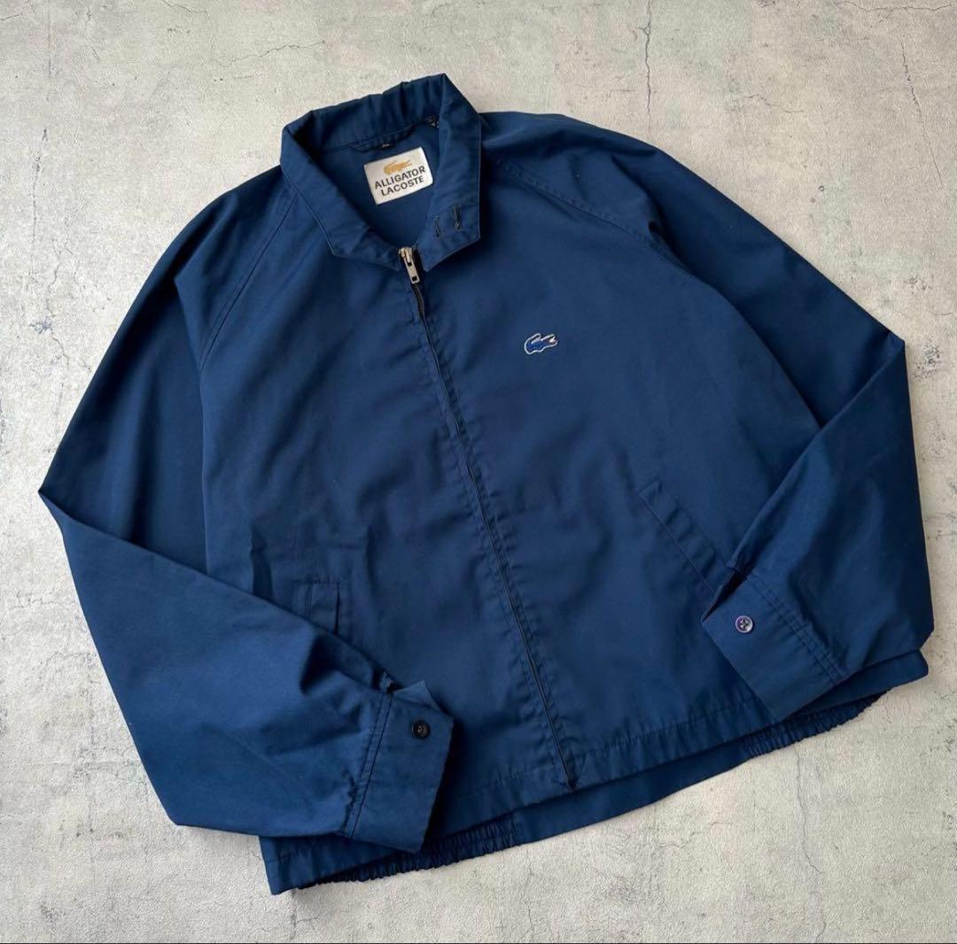 LACOSTE ラコステ スウィングトップ 短丈 ブルゾン 青
