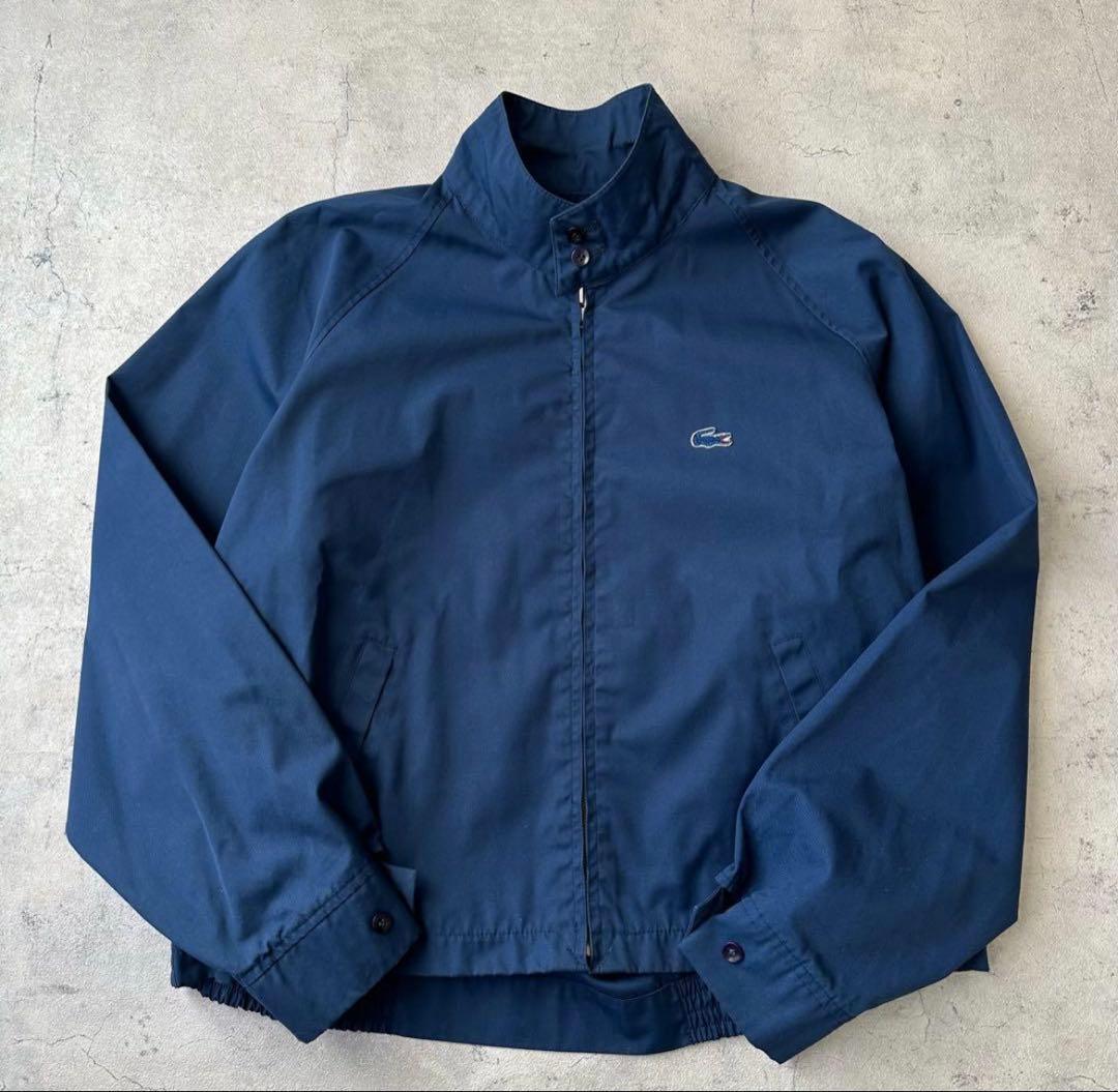 LACOSTE ラコステ スウィングトップ 短丈 ブルゾン 青