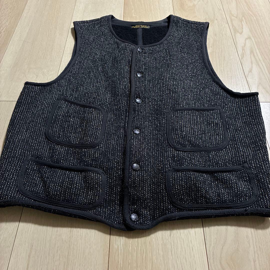 browns beach jacket ベスト　ごま塩　ロストヒルズ　38