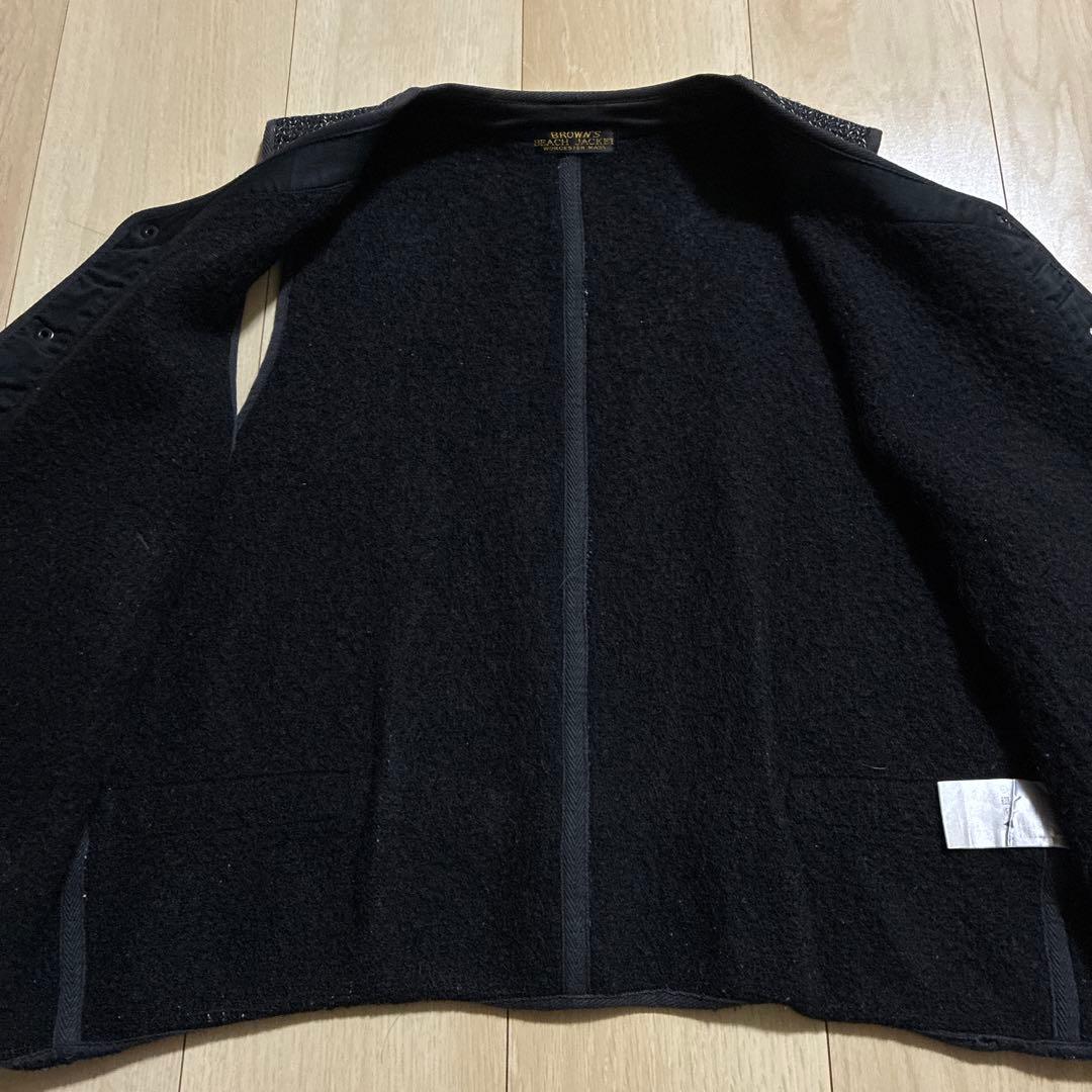 browns beach jacket ベスト　ごま塩　ロストヒルズ　38