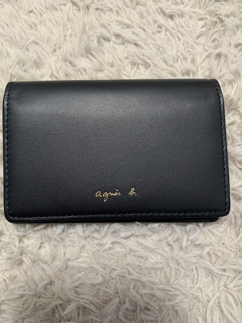 【美品】agnes b. アニエスベー 名刺入れ カードケース 付属品付き