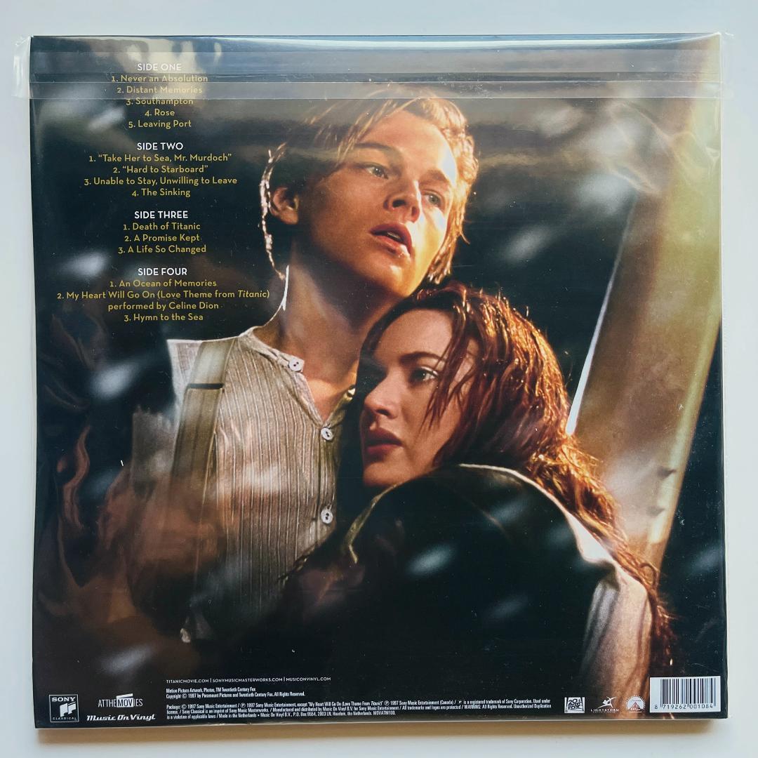 新品 2LP カラー・レコード ブックレット タイタニック Titanic