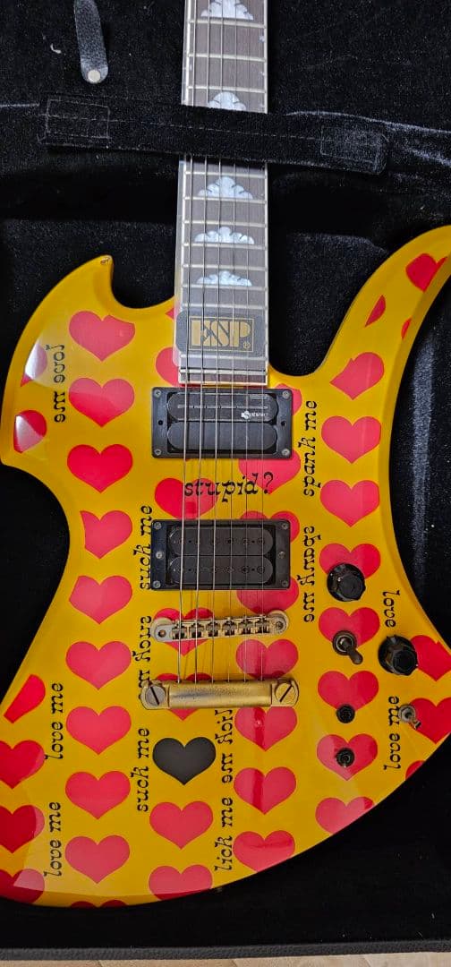 BURNY MG-145S HIDEモデル イエローハート FERNANDES