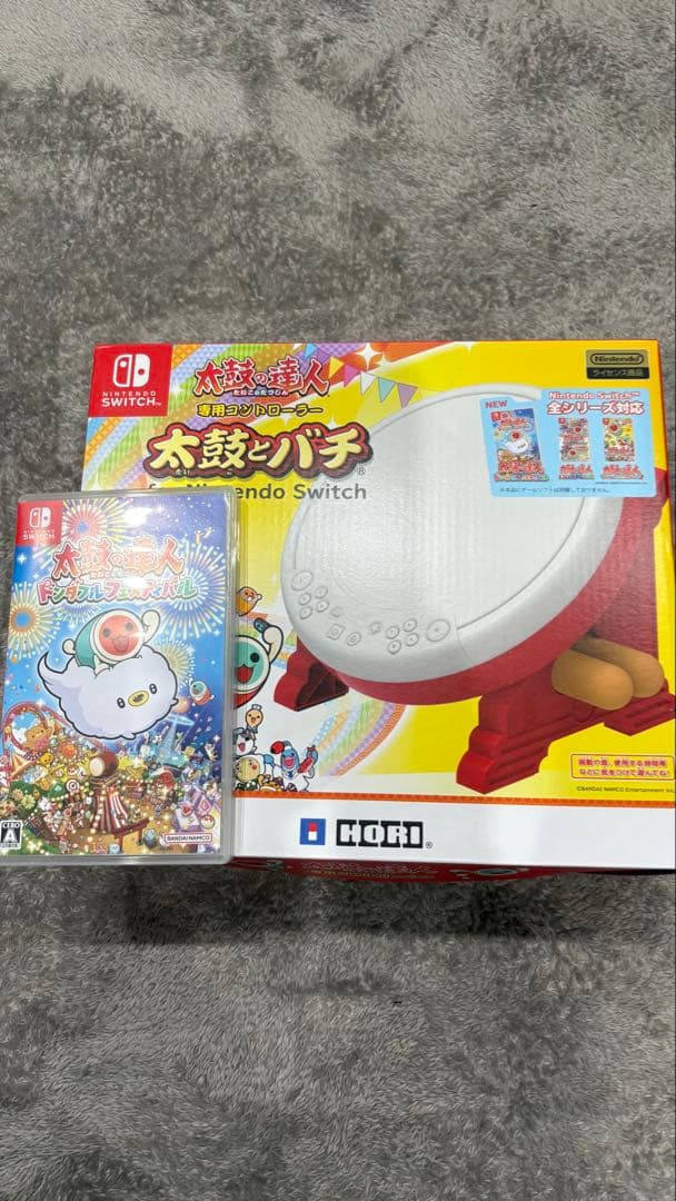 SW 太鼓の達人専用コントローラー　太鼓の達人ドンダフルフェスティバル　ソフト