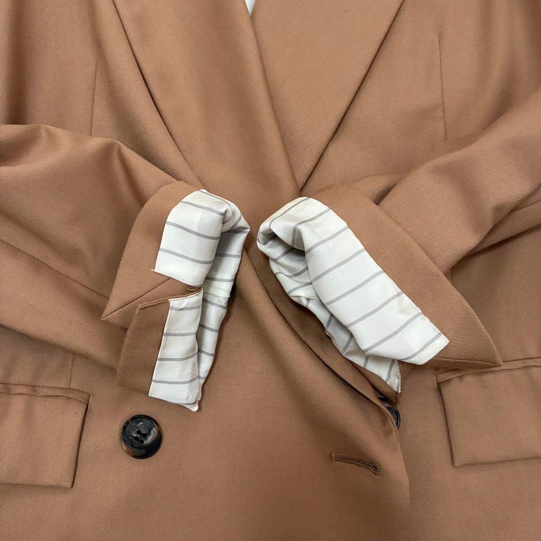 美品✨ジャーナルスタンダード レサージュ　ダブルジャケット　ブラウン