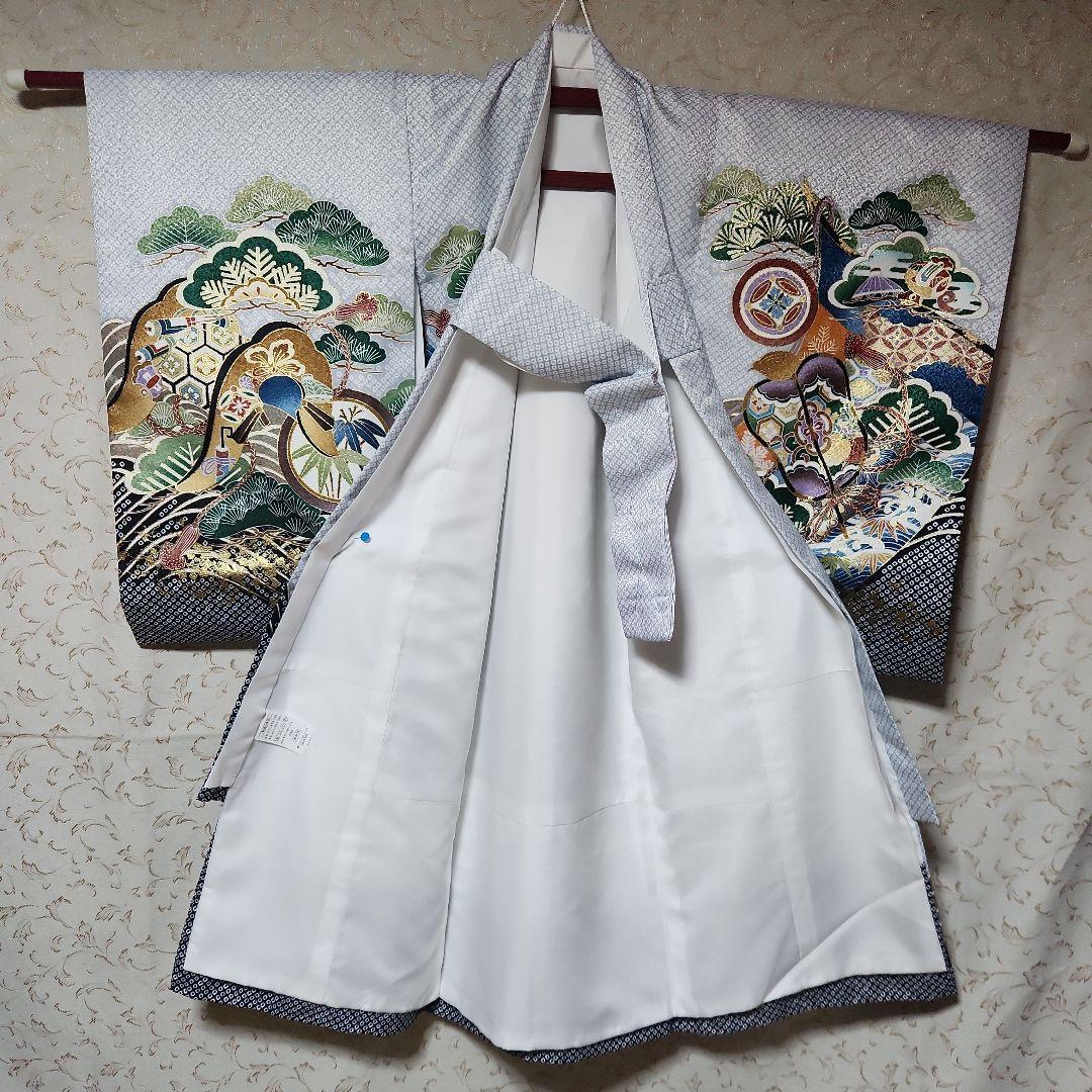 (AN☆) #8-011 (新品) ポリエステル 男児 お宮参り きもの