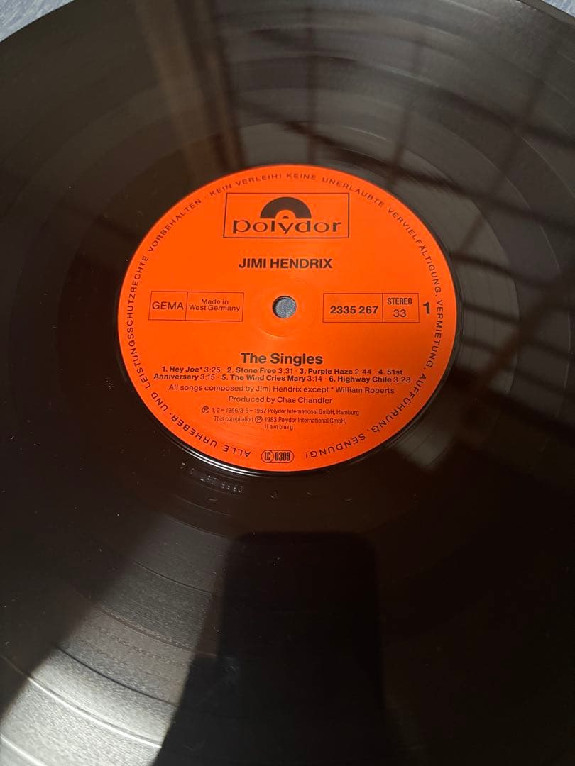 洋楽 Jimi Hendrix The Singles Album