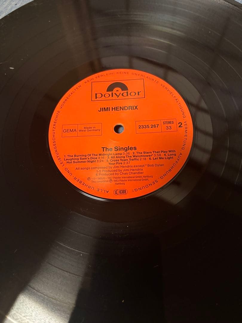 洋楽 Jimi Hendrix The Singles Album