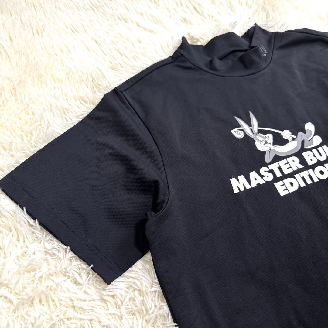 【極美品】マスターバニーエディション コラボ　モックネック　シャツ　ブラック